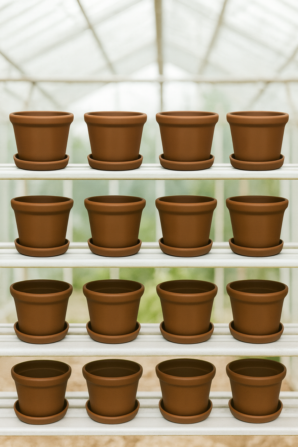 Brown Plant Pots