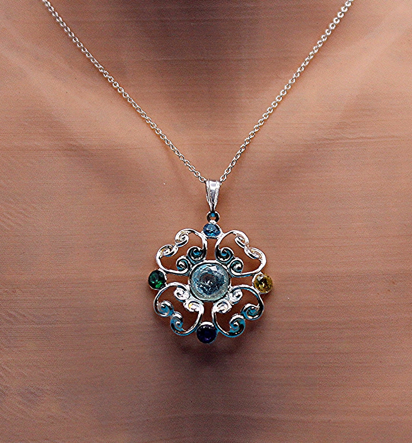 Fancy Flower Necklace