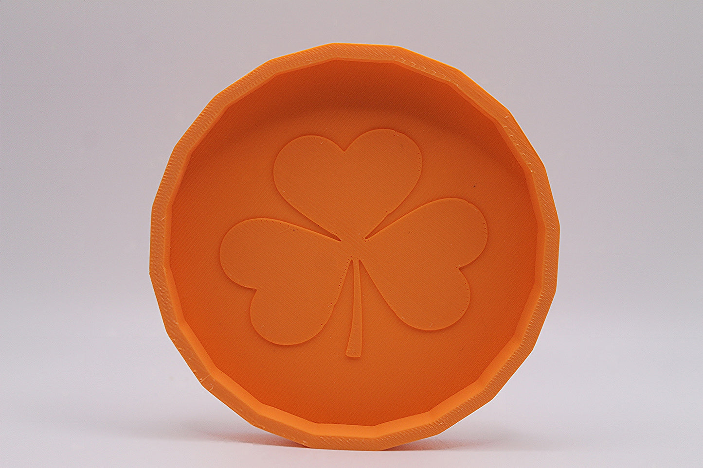 Orange Holder With Five Coasters