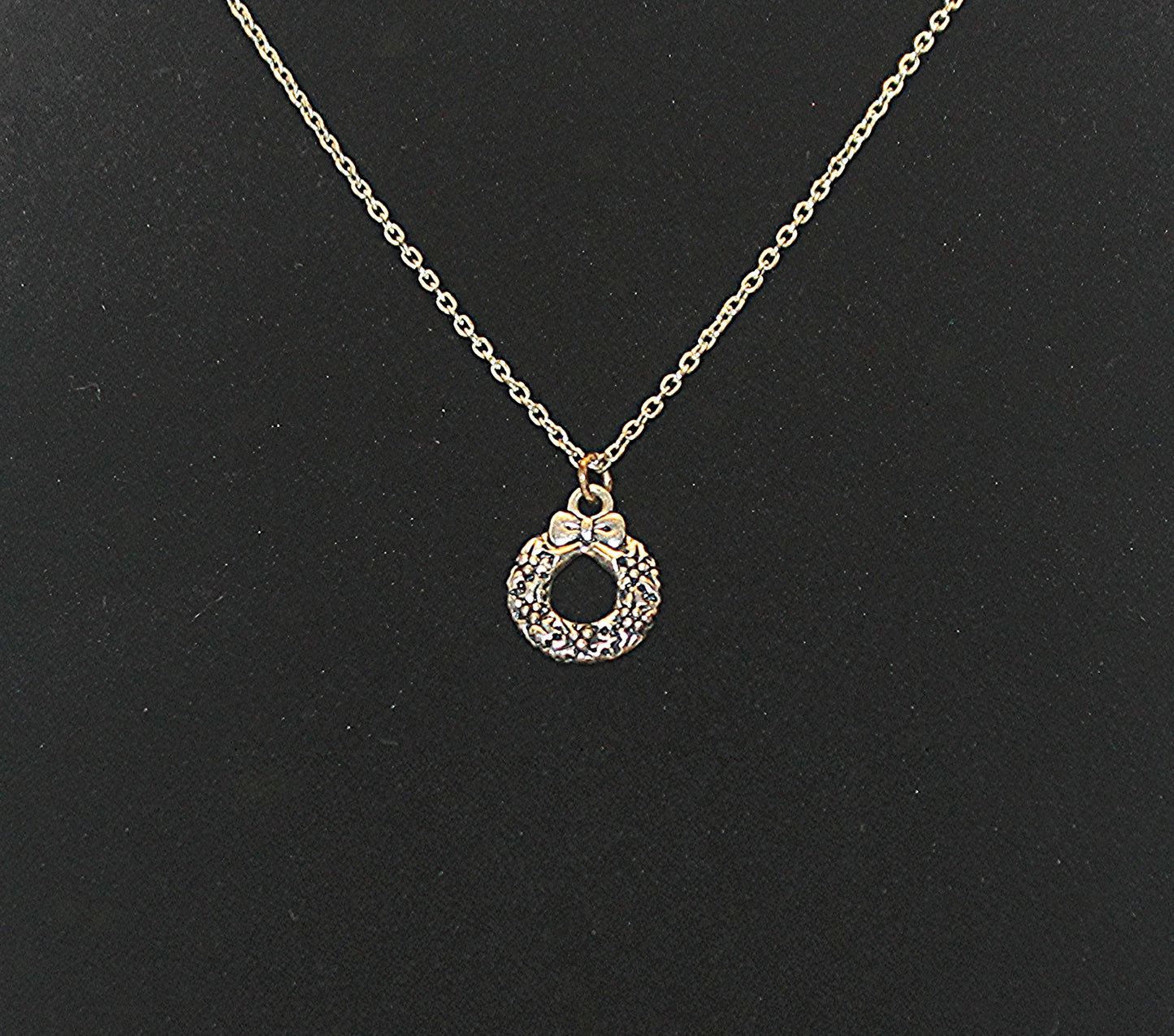 Christmas Wreath Necklace