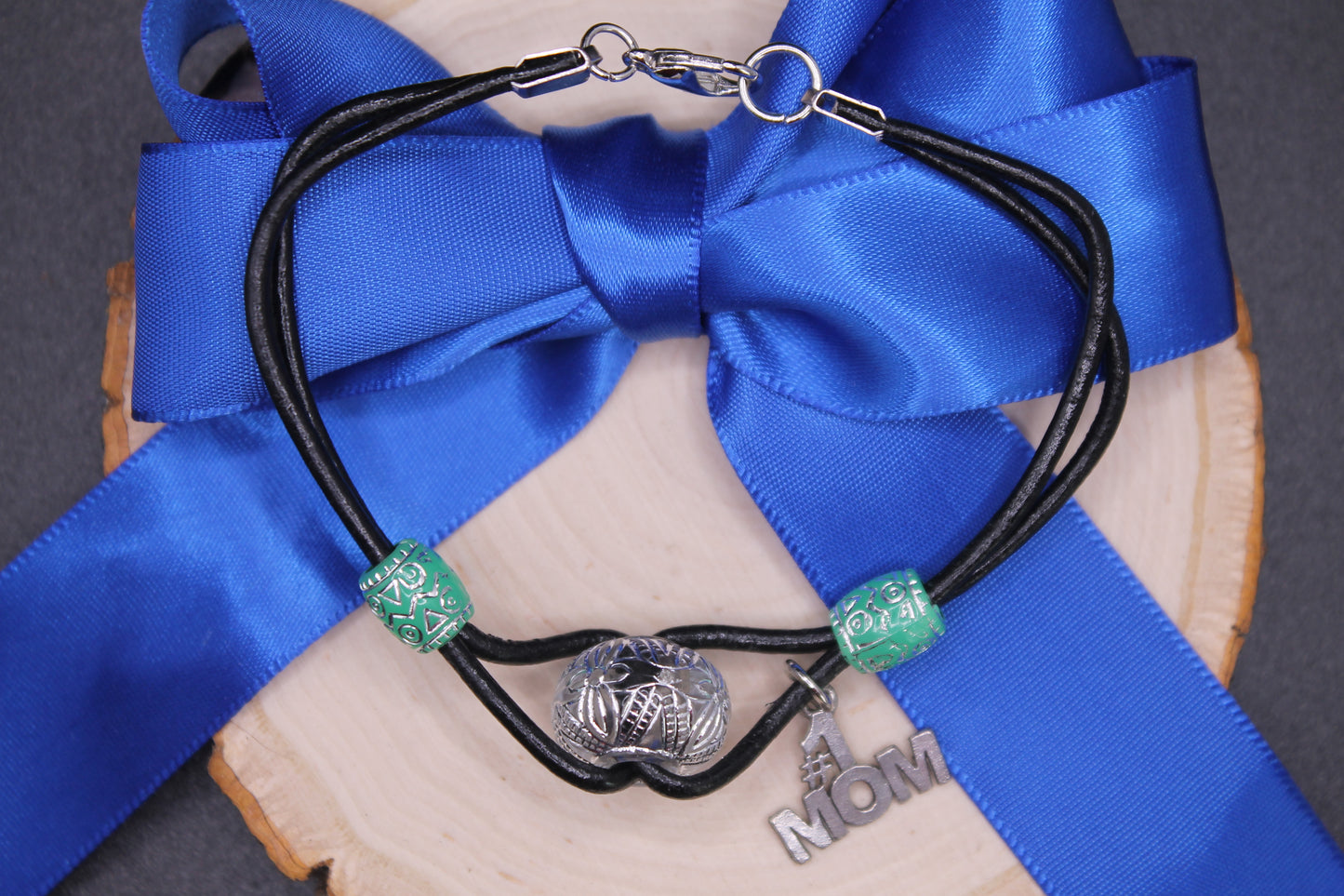 Mom Leather Bracelet