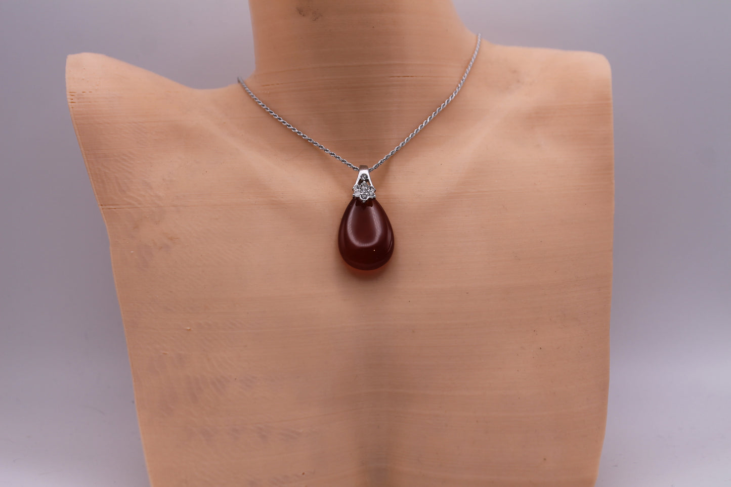 Red Gate Teardrop necklace