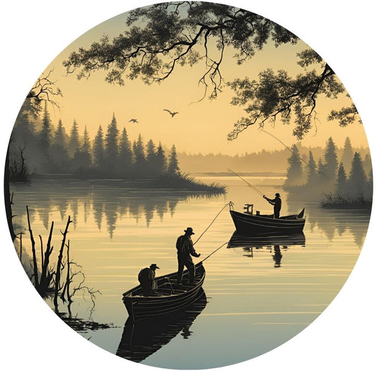 Let's Go Fishing Mouse Pad