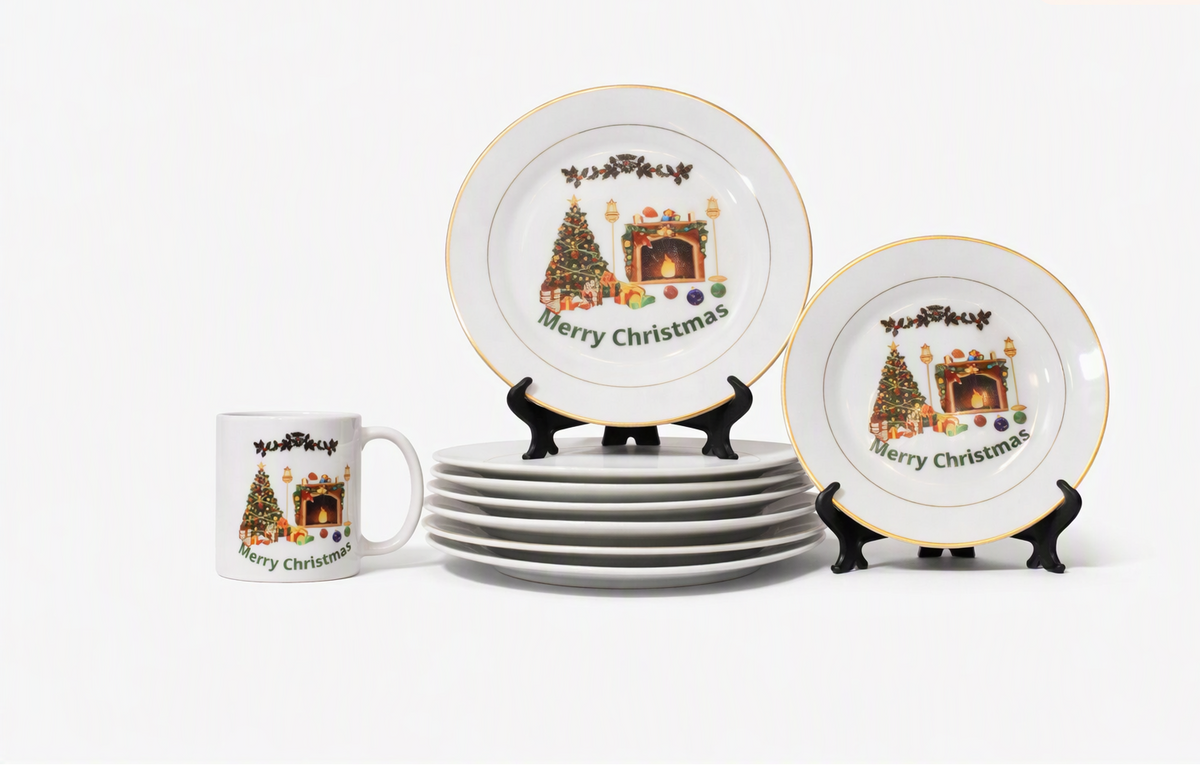 4‑Place Christmas Dinnerware Set