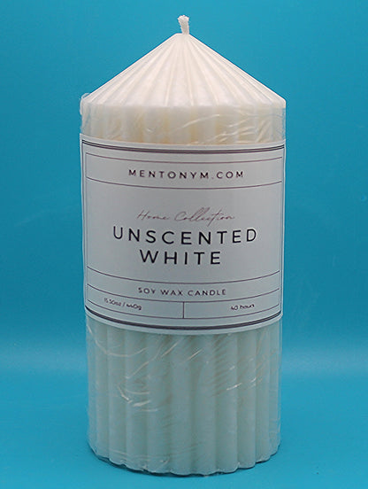 Unscented White Rib Cone