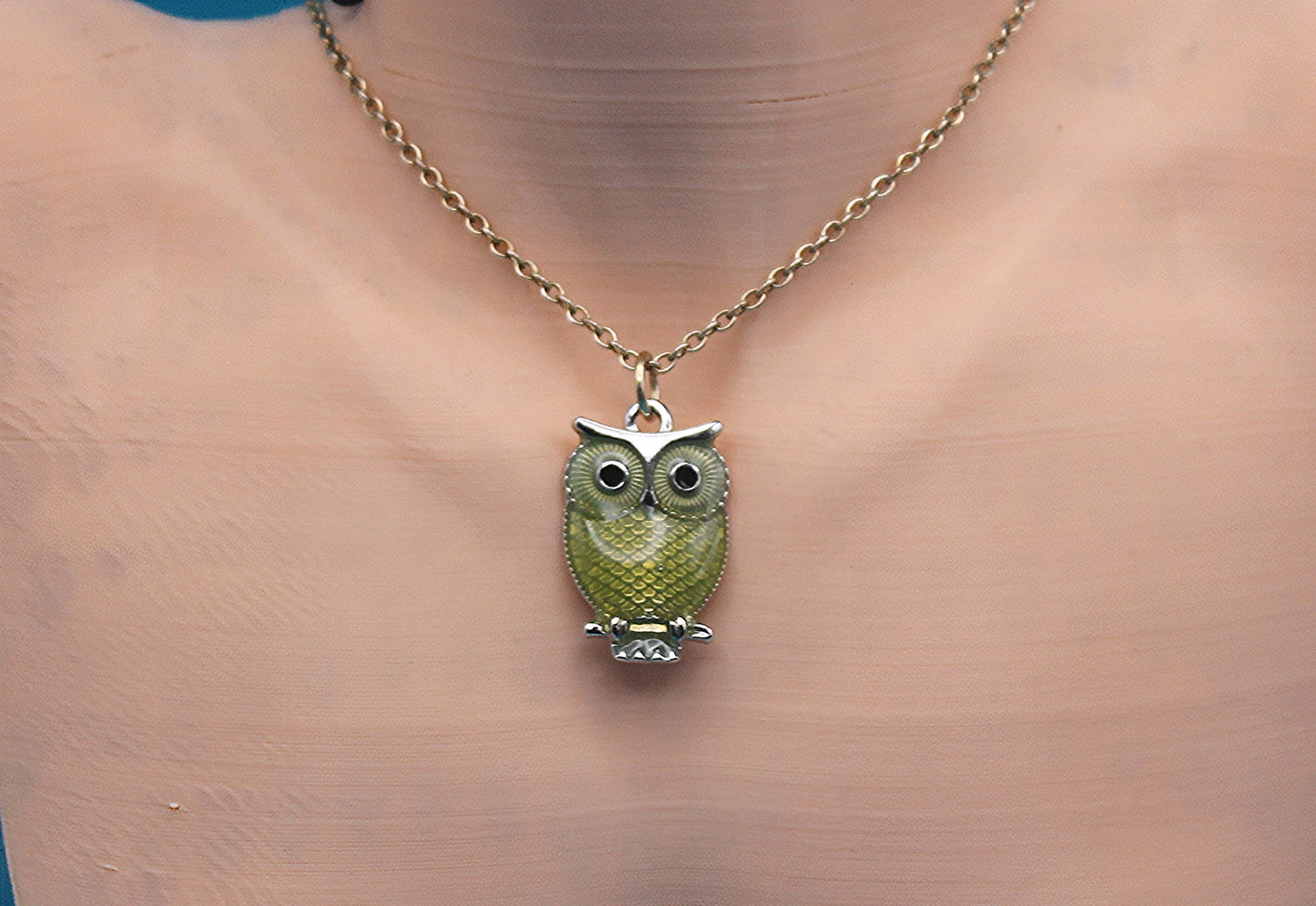 The Yellow Owl Necklace