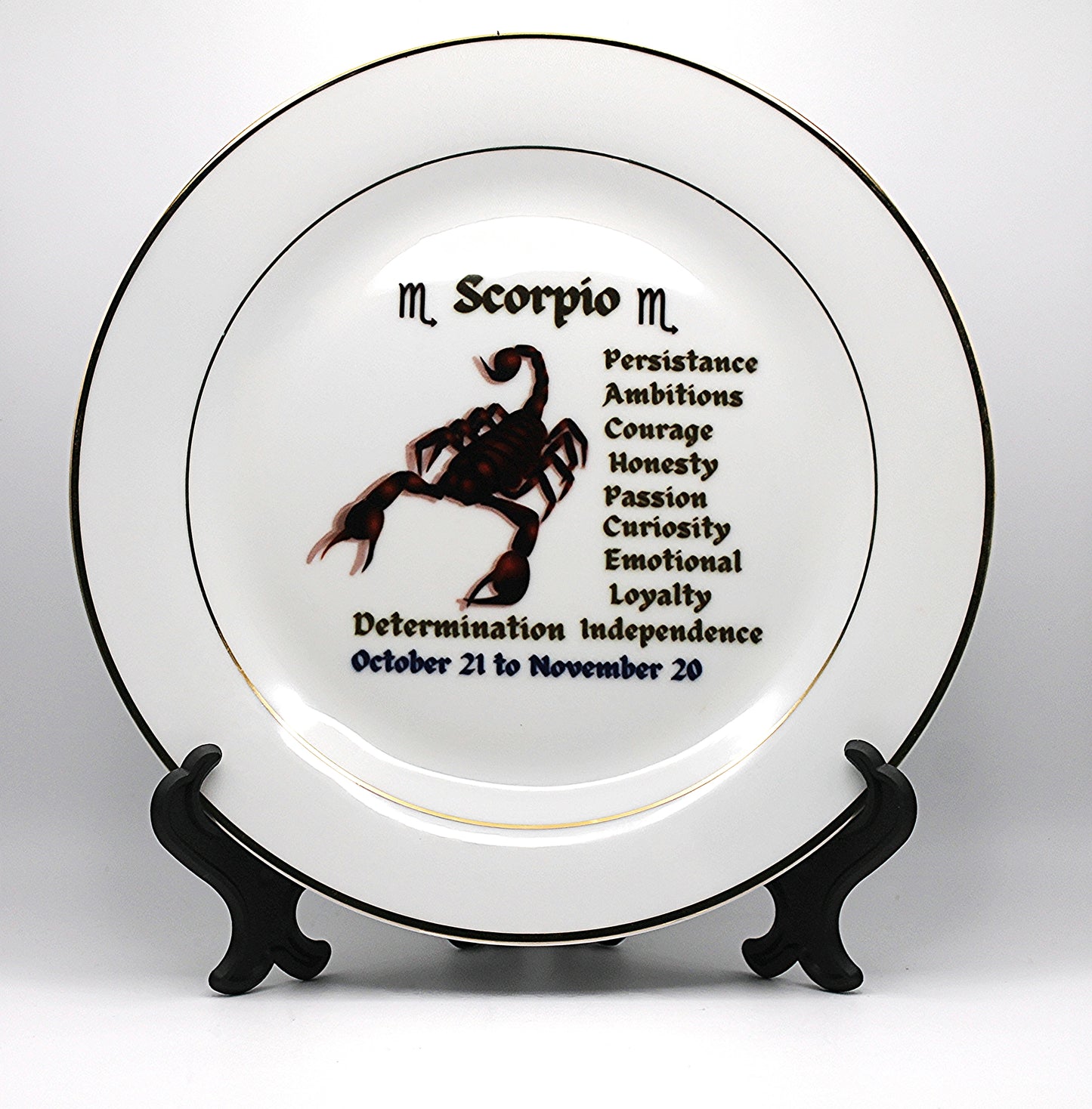 Scorpio Plate