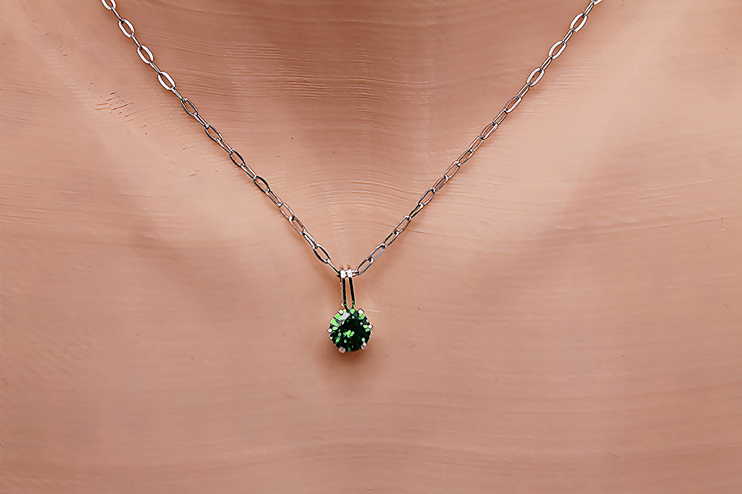 Green Emerald Necklace