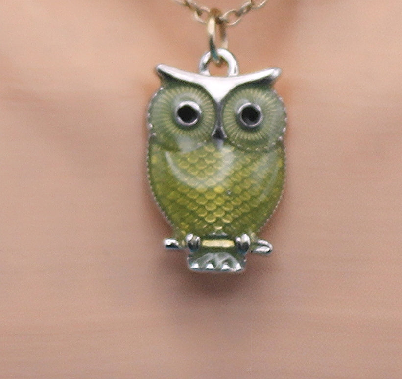 The Yellow Owl Necklace