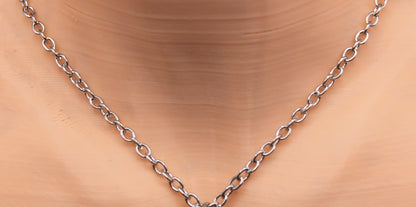 Pink Teardrop Rhinestone Necklace