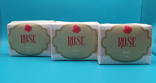 3 Pack Rose Soap