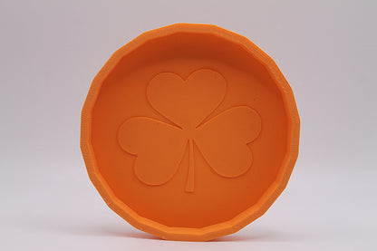 Orange Holder With  Five Coasters