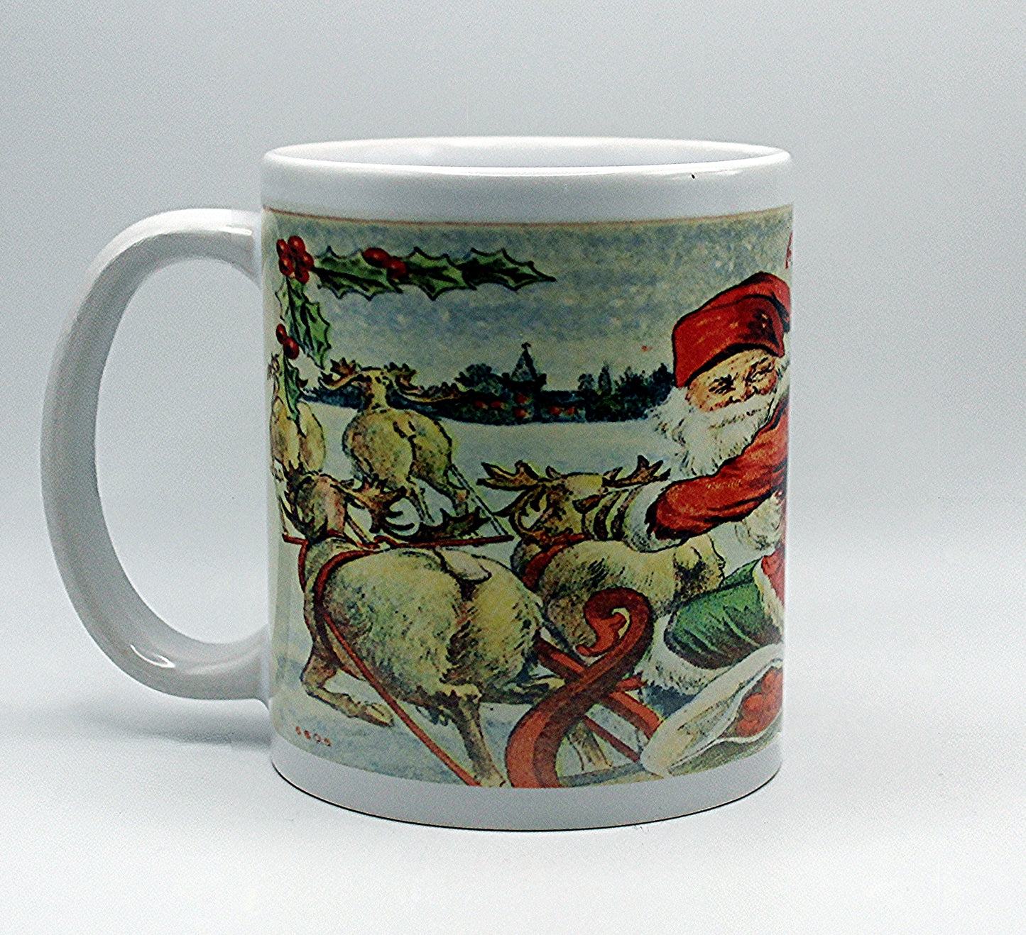 Children and Santa Claus Mug