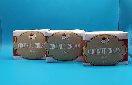 3 Pack Coconut Cream Soap