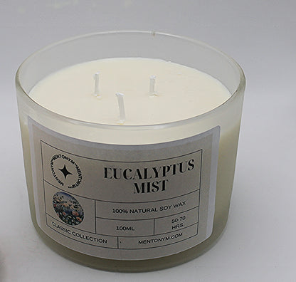 Eucalyptus Mist (3 Wicks)