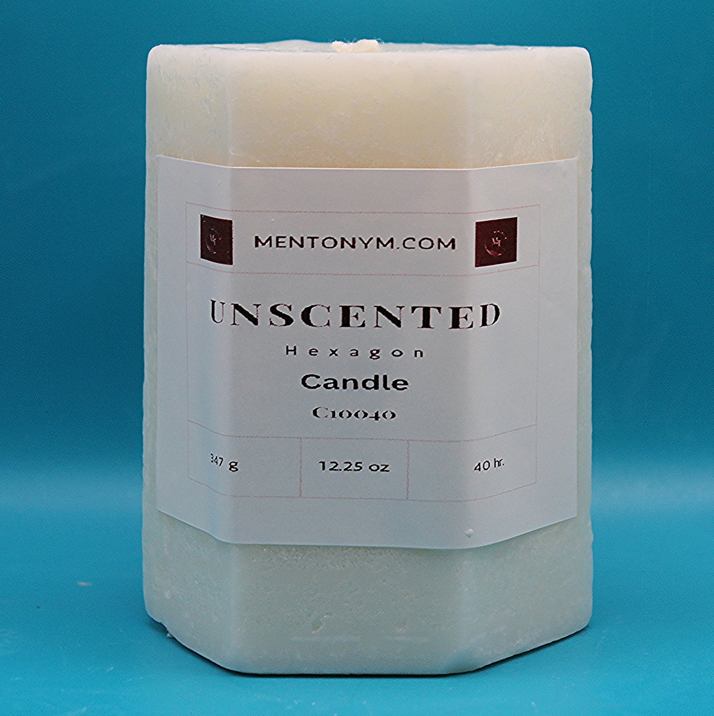 Unscented Hexagon Candle