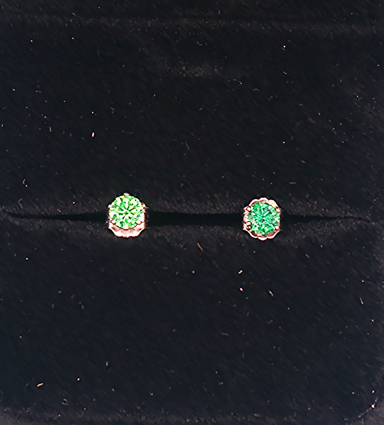 Emerald Studded Earrings