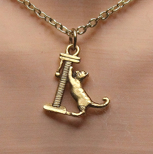 Cat Scratch Post Necklace