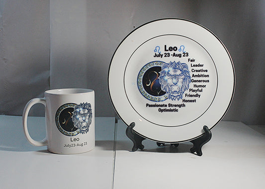 Leo Plate and Mug