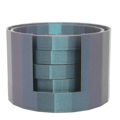 Burnt Titanium Holder With five Coasters