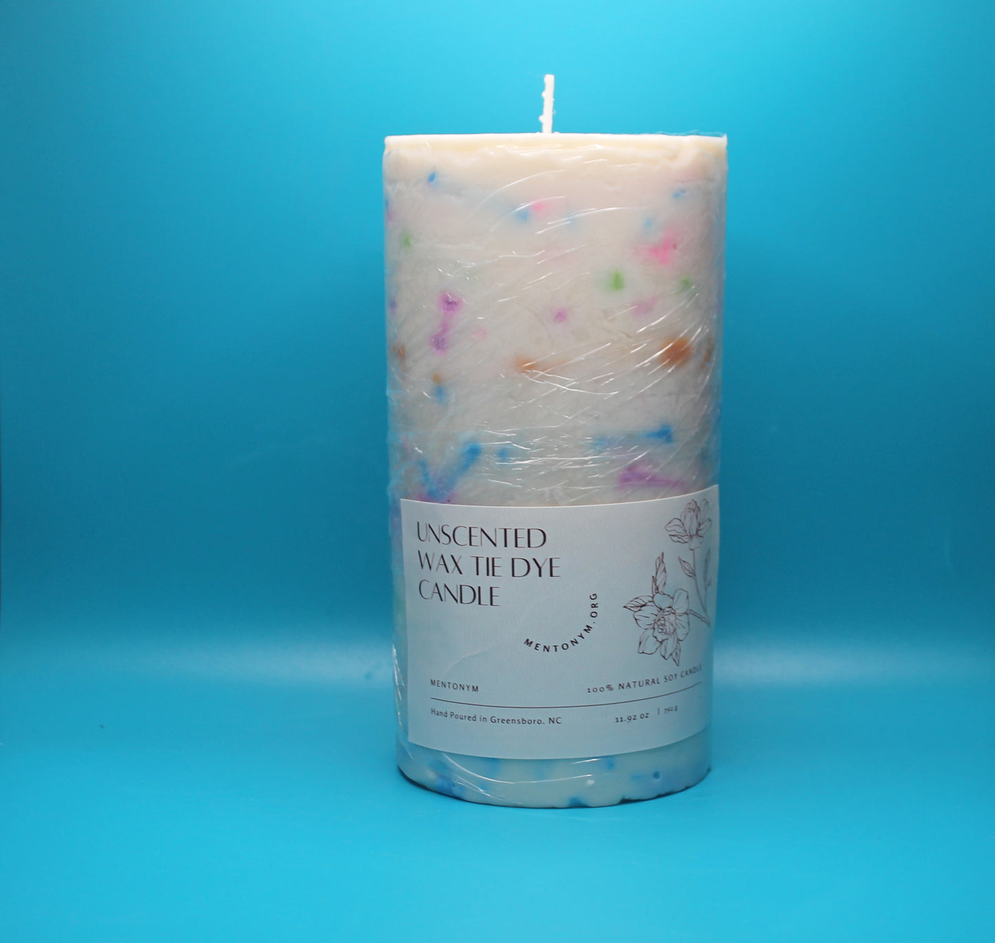 Wax Tie Dye Candle