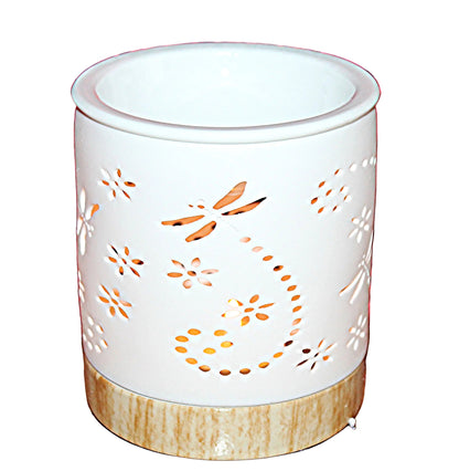 Dragonfly Matte Ceramic Warmer